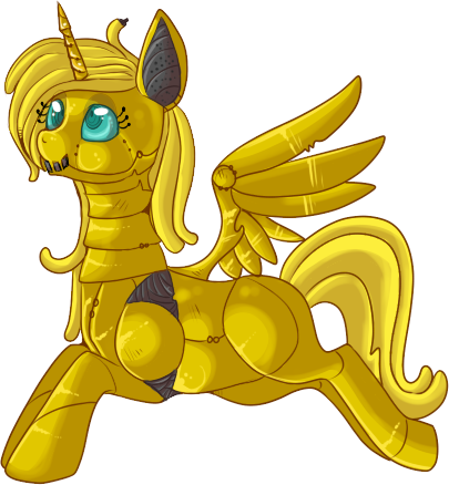 Size: 405x438 | Tagged: safe, artist:lulubell, derpibooru import, oc, oc:ticket, unofficial characters only, alicorn, pony, robot, alicorn oc, simple background, solo, transparent background