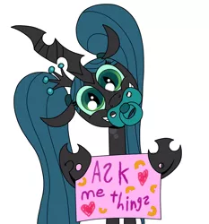 Size: 1280x1376 | Tagged: artist:jay muniz, ask, ask crinkle bottom chrysalis, derpibooru import, pacifier, queen chrysalis, safe