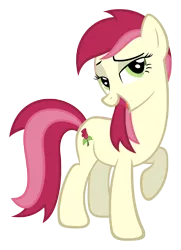 Size: 5000x6924 | Tagged: absurd resolution, artist:delectablecoffee, bedroom eyes, derpibooru import, roseluck, safe, simple background, solo, transparent background, vector