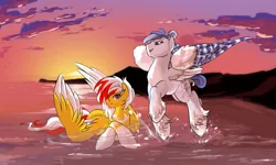 Size: 2577x1548 | Tagged: safe, artist:bigbuxart, derpibooru import, oc, unofficial characters only, pegasus, pony, commission