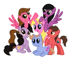 Size: 1000x745 | Tagged: barbie, derpibooru import, ken, nikki, ponified, raquelle, ryan, safe, teresa