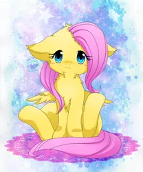 Size: 500x600 | Tagged: artist:wolfyato, derpibooru import, fluttershy, safe, solo