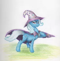 Size: 756x766 | Tagged: safe, artist:benrusk, derpibooru import, trixie, pony, unicorn, female, mare, smiling, solo