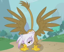 Size: 742x609 | Tagged: safe, derpibooru import, edit, edited screencap, screencap, gilda, alicorn, gryphon, griffon the brush off, grifficorn, princess gilda, solo