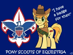 Size: 2048x1536 | Tagged: artist:judhudson, boy scout, braeburn, derpibooru import, hat, safe