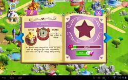 Size: 1280x800 | Tagged: safe, derpibooru import, screencap, doctor whooves, time turner, game, gameloft