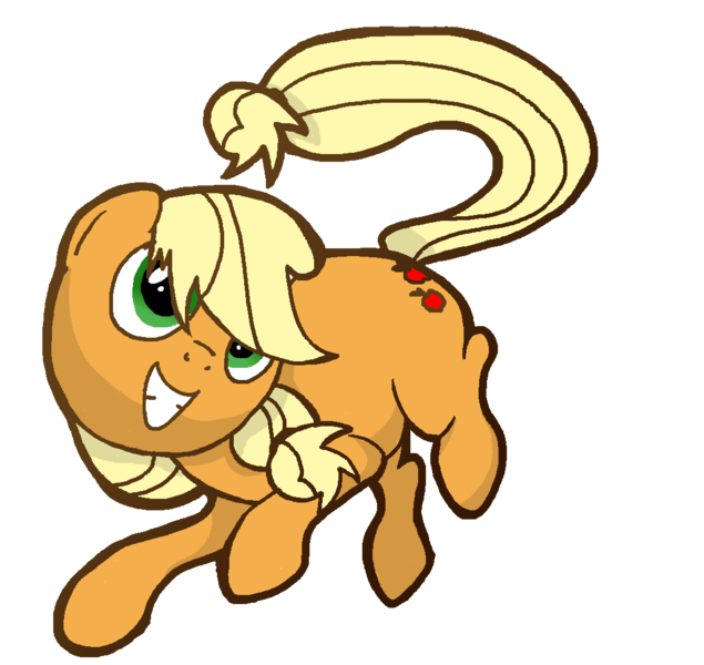 Size: 1096x1036 | Tagged: applejack, artist:starlettskies, derpibooru import, happy, safe