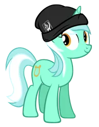 Size: 4543x5868 | Tagged: absurd resolution, artist:thatsgrotesque, beanie, dead source, derpibooru import, hat, lyra heartstrings, safe, simple background, smiling, solo, transparent background, vector