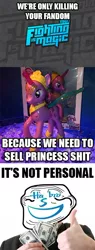 Size: 320x845 | Tagged: safe, derpibooru import, twilight sparkle, twilight sparkle (alicorn), alicorn, pony, fighting is magic, alicorn drama, female, fighting is drama, hasbro, hasbro face, lucifer hasbro, mare, toy, trollface