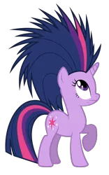 Size: 3360x5376 | Tagged: absurd resolution, alternate hairstyle, artist:mamandil, derpibooru import, games ponies play, porcupony, safe, simple background, transparent background, twilight sparkle, vector