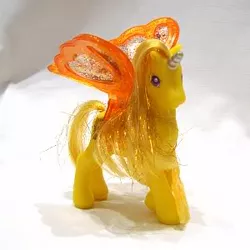 Size: 300x300 | Tagged: safe, derpibooru import, official, golden glow, alicorn, pegasus, pony, unicorn, g2, toy, winged unicorn