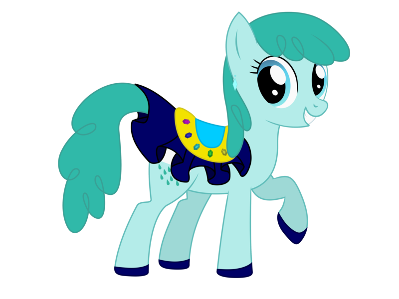 Size: 4660x3494 | Tagged: absurd resolution, artist:bluemeganium, clothes, cute, derpibooru import, dress, earring, jewelry, looking at you, raised hoof, saddle, safe, shoes, simple background, smiling, solo, spring melody, sprinkle medley, transparent background, vector