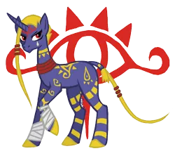 Size: 600x516 | Tagged: artist:negativezerro, derpibooru import, impa, ponified, safe, solo, the legend of zelda, the legend of zelda: skyward sword