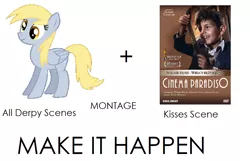 Size: 1000x644 | Tagged: safe, derpibooru import, derpy hooves, pegasus, pony, exploitable meme, female, make it happen, mare, movie