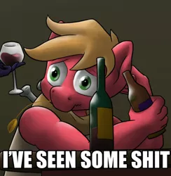 Size: 483x495 | Tagged: anthro, artist:tenart, big macintosh, derpibooru import, i've seen some shit, reaction image, safe, text, vulgar