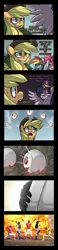 Size: 600x2571 | Tagged: safe, artist:uc77, derpibooru import, edit, applejack, pinkie pie, rainbow dash, twilight sparkle, twilight sparkle (alicorn), alicorn, pony, female, kagaku sentai dynaman, mare, super sentai