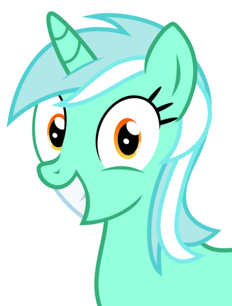 Size: 849x1117 | Tagged: safe, artist:the smiling pony, derpibooru import, lyra heartstrings, pony, unicorn, grin, happy, irrational exuberance, simple background, smiling, solo, svg, transparent background, vector