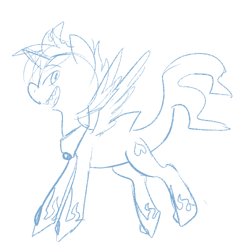 Size: 500x500 | Tagged: alicorn, alicorn oc, artist:mt, derpibooru import, fangs, hippocampus, merpony, monochrome, oc, original species, safe, shark pony, sketch, unofficial characters only