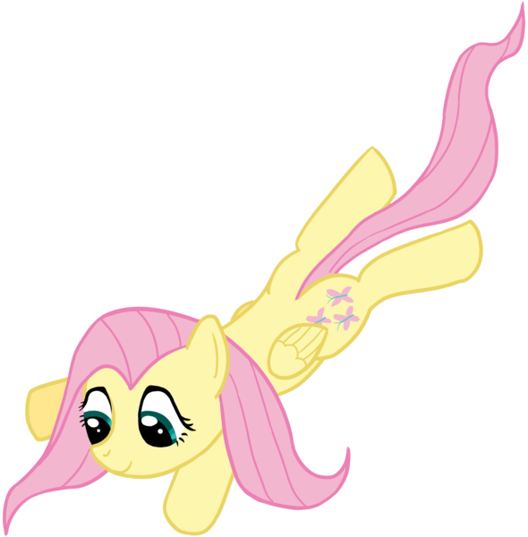 Size: 2280x2320 | Tagged: safe, artist:transparentpony, derpibooru import, fluttershy, pegasus, pony, female, mare, simple background, smiling, solo, tackle hug, transparent background