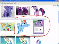 Size: 1024x768 | Tagged: safe, derpibooru import, rainbow dash, twilight sparkle, derpibooru, exploitable meme, firefox, juxtaposition, juxtaposition win, meta, tv meme, windows, windows xp