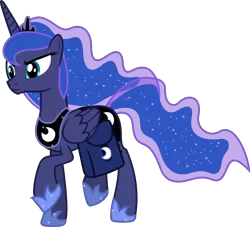 Size: 6306x5738 | Tagged: absurd resolution, artist:90sigma, derpibooru import, princess luna, saddle bag, safe, simple background, solo, svg, .svg available, transparent background, vector