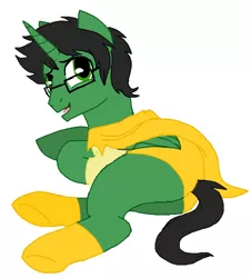 Size: 962x1062 | Tagged: artist:ragefulrainbowdrinker, god tier, homestuck, jake english, plot, ponified, safe