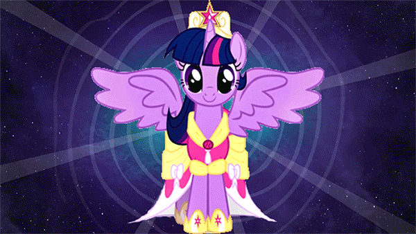 Size: 600x338 | Tagged: safe, derpibooru import, twilight sparkle, twilight sparkle (alicorn), alicorn, human, pony, magical mystery cure, alicorn drama, animated, captain drake, crying, female, magic, manly tears, mare, space adventure legend quest, wat