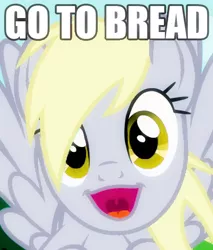 Size: 460x539 | Tagged: safe, artist:rigam0rti5, derpibooru import, derpy hooves, pegasus, pony, faic, female, go to bread, mare, ponyface, solo, underp