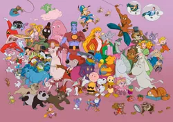 Size: 900x634 | Tagged: alfred j. kwak, alice in wonderland, around the world with willy fog, artist:jesskat-art, attack of the killer tomatoes, babar the elephant, barbapapa, barely pony related, beverly hills teens, bonkers, candy candy, captain planet and the planeteers, care bears, chip and dale rescue rangers, chip n dale, crossover, darkwing duck, david the gnome, dennis the menace, denver the last dinosaur, derpibooru import, disney, dr. snuggles, duck tales, freakazoid, g1, garfield, huey dewey and louie, jacky the bear cub, max goof, maya the bee, mrs. pepperpot, muppet babies, nightlight, peanuts, pink panther, pinky and the brain, safe, scrooge mcduck, spider-man, talespin, teenage mutant ninja turtles, the charlie brown and snoopy show, the ewoks, the moomins, the smurfs, the snorks, the three muskehounds, the wonderful adventures of nils, tiny toon adventures, tom and jerry, winnie the pooh