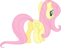 Size: 5525x4406 | Tagged: absurd resolution, artist:bobthelurker, derpibooru import, fluttershy, plot, safe, simple background, solo, transparent background, vector