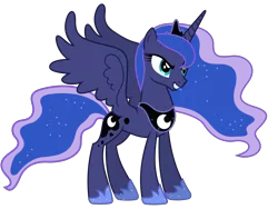 Size: 6000x4500 | Tagged: absurd resolution, artist:90sigma, derpibooru import, princess luna, safe, simple background, solo, svg, transparent background, vector