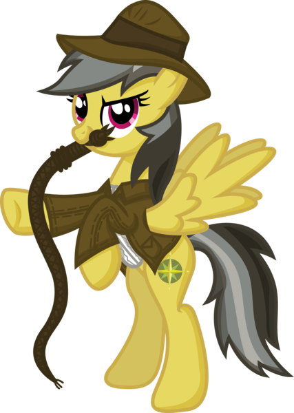 Size: 2071x2908 | Tagged: artist:inkrose98, daring do, derpibooru import, indiana jones, parody, safe, whip