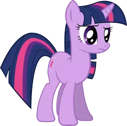 Size: 3527x3494 | Tagged: safe, artist:redpandapony, derpibooru import, twilight sparkle, unicorn, simple background, solo, transparent background, unicorn twilight, vector