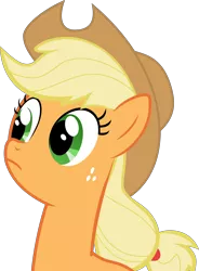 Size: 6000x8151 | Tagged: safe, artist:macs44, derpibooru import, applejack, absurd resolution, bust, cute, simple background, solo, transparent background, vector