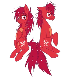 Size: 945x1066 | Tagged: artist:anaxhedgecat, derpibooru import, duality, flaky, happy tree friends, ponified, rule 63, safe