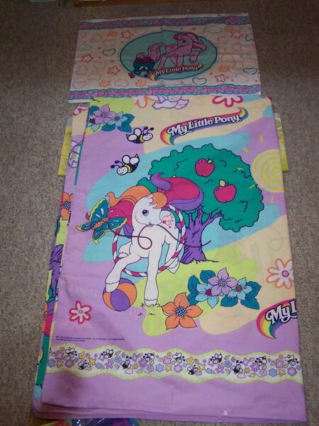 Size: 2304x3072 | Tagged: bedspread, derpibooru import, g2, light heart, lightheart, merchandise, safe, sweet berry, sweetberry