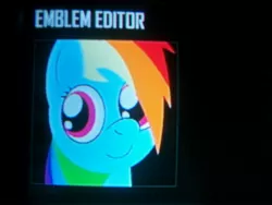 Size: 3264x2448 | Tagged: artist:nostalbyte, black ops 2, call of duty, derpibooru import, emblem, emblem editor, photo, rainbow dash, safe