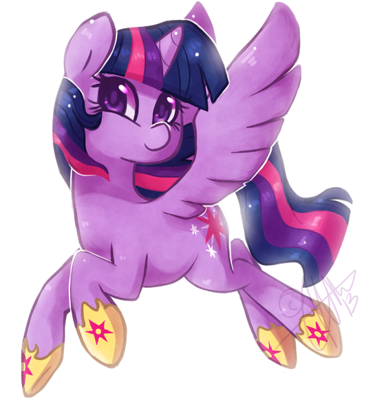 Size: 574x617 | Tagged: safe, artist:nayobe, derpibooru import, twilight sparkle, twilight sparkle (alicorn), alicorn, pony, magical mystery cure, cute, female, mare, simple background, solo, twiabetes, white background