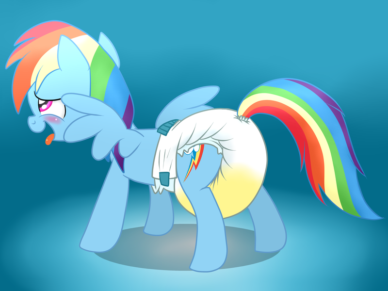 Size: 3000x2250 | Tagged: questionable, artist:fillyscoots42, derpibooru import, rainbow dash, blushing, cutie mark, diaper, diaper fetish, fetish, peeing in diaper, pissing, poofy diaper, pooping in diaper, relief, solo, spread wings, tongue out, urine, watersports, wet diaper, wetting, wingboner, wings