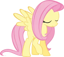 Size: 3000x2654 | Tagged: artist:theshadowstone, derpibooru import, fluttershy, safe, simple background, solo, transparent background, vector