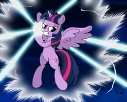 Size: 3000x2400 | Tagged: safe, artist:toxic-mario, derpibooru import, twilight sparkle, twilight sparkle (alicorn), alicorn, pony, dragon ball, dragon ball z, female, hilarious in hindsight, kamehameha, mare