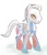 Size: 550x645 | Tagged: safe, derpibooru import, ponified, image, jpeg, looking to side, serious, shadow, simple background, ultraman, ultraman zero, white background
