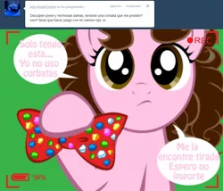 Size: 1236x1056 | Tagged: artist:shinta-girl, ask, bowtie, derpibooru import, oc, oc:shinta pony, safe, spanish, translated in the description, tumblr, unofficial characters only