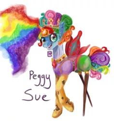 Size: 1600x1697 | Tagged: safe, artist:sendri, derpibooru import, oc, unofficial characters only, alicorn, pony, alicorn oc, amputee, nightmare fuel, peg leg, prosthetic leg, prosthetic limb, prosthetics, what has science done