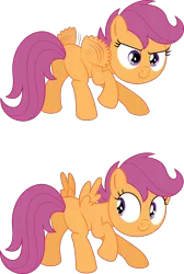 Size: 1336x1994 | Tagged: artist:deadparrot22, buzzing wings, derpibooru import, safe, scootaloo, simple background, solo, svg, transparent background, vector