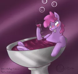 Size: 1000x948 | Tagged: 30 minute art challenge, artist:aeritus, berry punch, berryshine, blushing, derpibooru import, drunk, safe