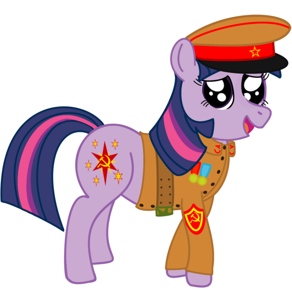 Size: 1750x1750 | Tagged: army, clothes, communism, derpibooru import, military, russia, russian, safe, soviet, twilight sparkle, uniform