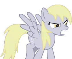 Size: 2899x2387 | Tagged: safe, artist:scootaloooo, derpibooru import, derpy hooves, pegasus, pony, angry, female, mare, simple background, transparent background, vector