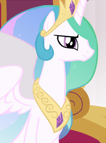 Size: 565x759 | Tagged: derpibooru import, princess celestia, safe, solo