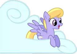 Size: 570x398 | Tagged: safe, artist:vector-brony, derpibooru import, cloud kicker, pegasus, pony, cloud, cutie mark, female, hooves, mare, on a cloud, open mouth, simple background, sitting on cloud, solo, spread wings, transparent background, wings